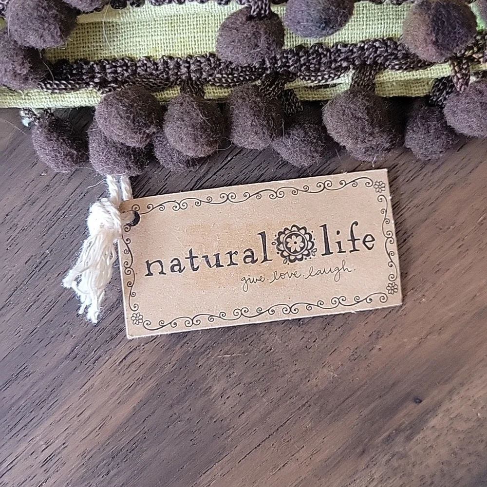 NATURAL LIFE NWT Embroidered Kitchen Towel